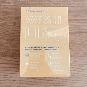 Patchology Wish List Skincare Set eye patch foot peel holiday gift new face feet